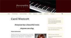 Desktop Screenshot of carolwestcott.com